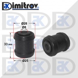 Тампон Ø 8 х Ø 25 х 33 mm